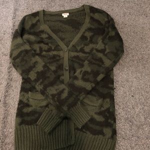 Mossimo Camo Cardigan